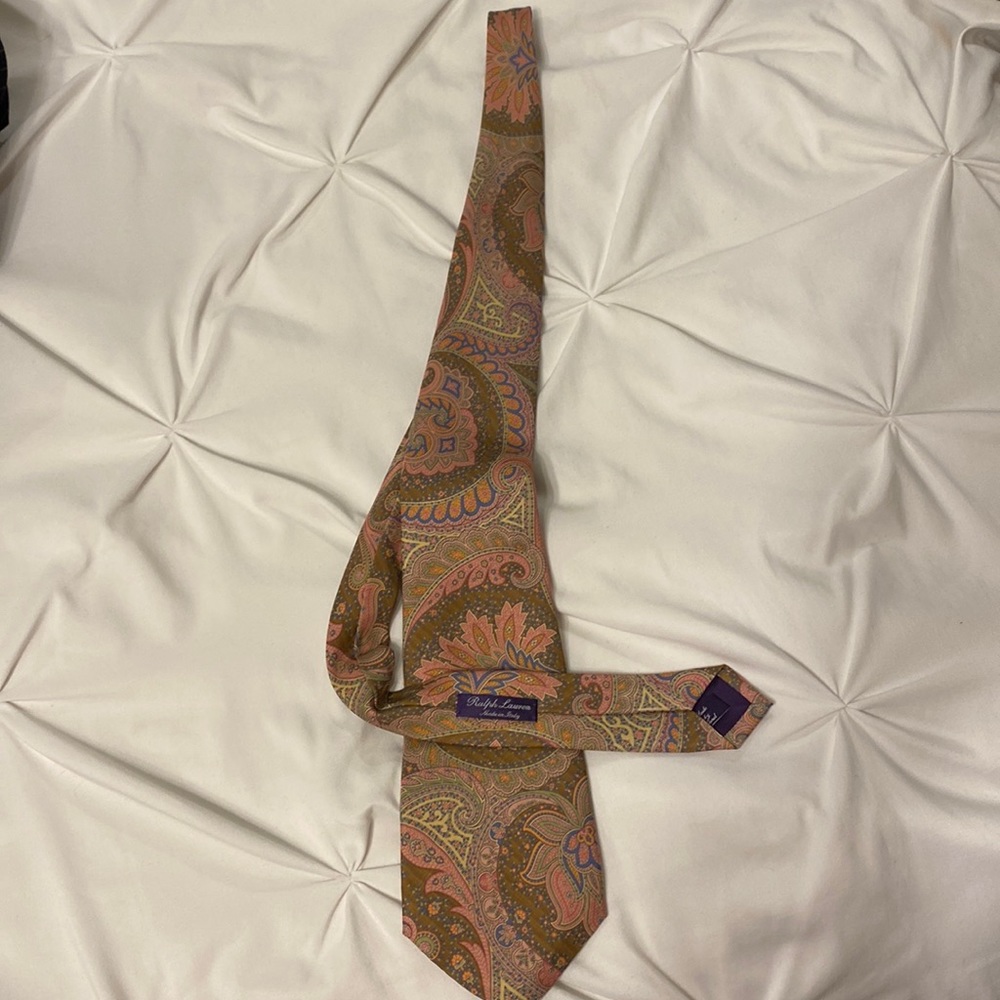 MENS RALPH LAUREN PURPLE LABEL TIE